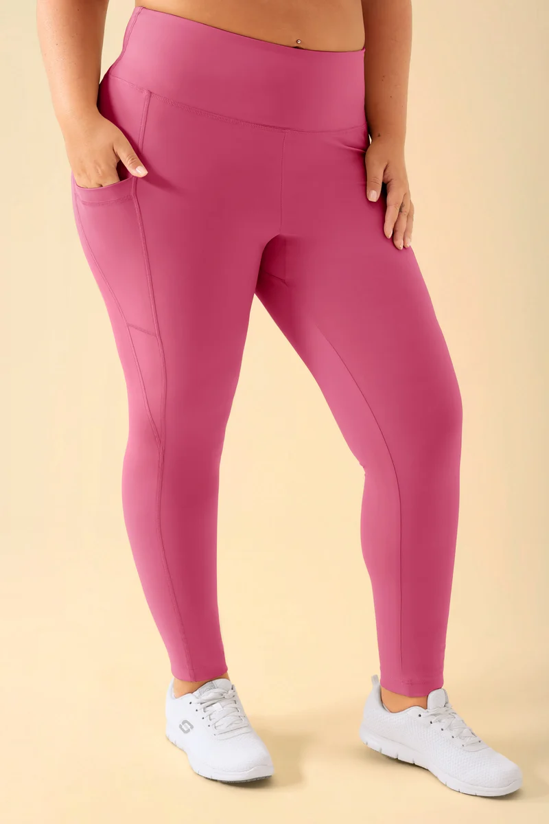 KAERE Leggings Damen - super elastisch rosenholz
