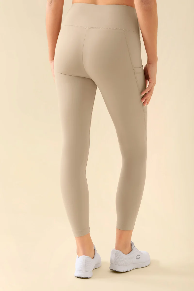KAERE Leggings Damen - super elastisch sand