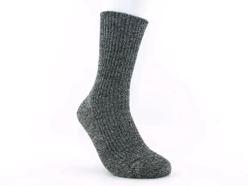 1 Paar Wollsocken 100 % Schurwolle meliert