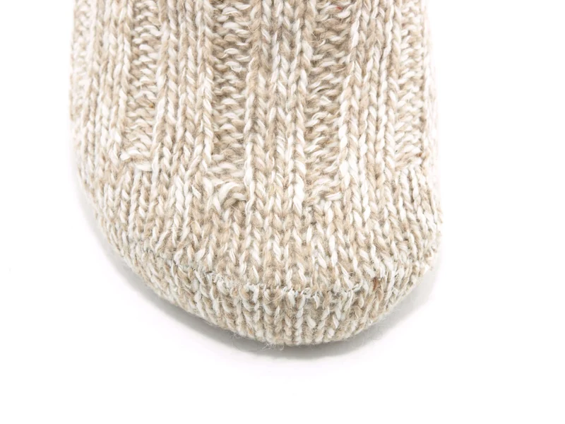 2 Paar Stoppersocken Wolle beige