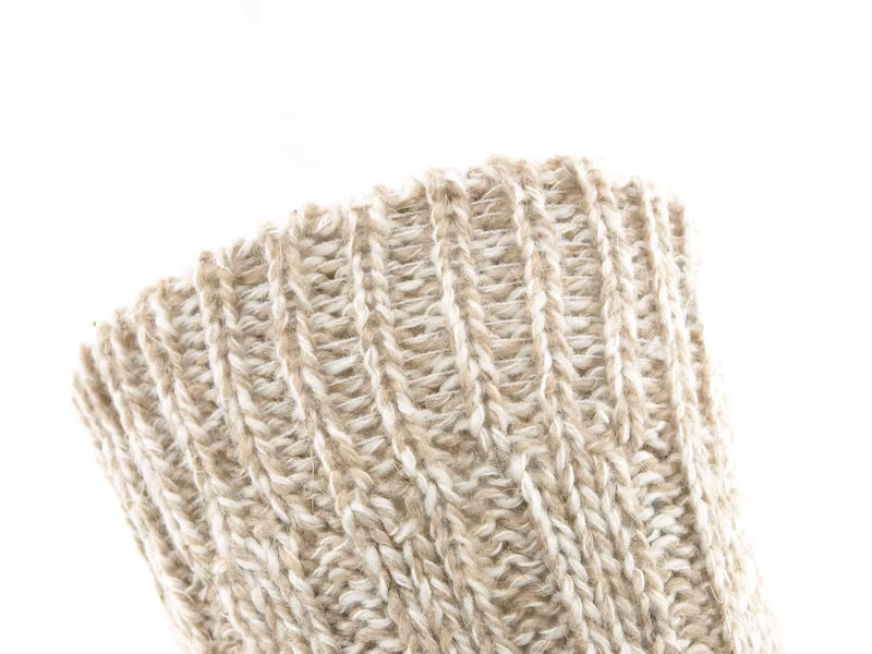 2 Paar Stoppersocken Wolle beige