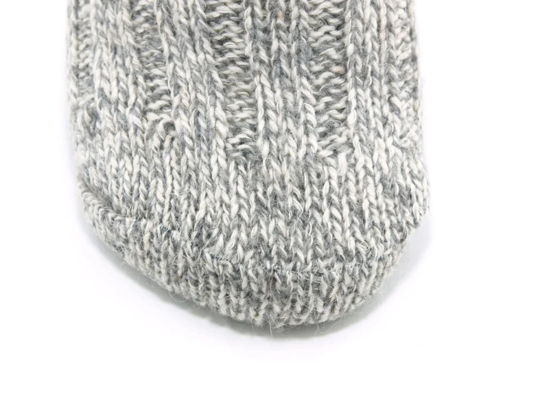 2 Paar Stoppersocken Wolle grau