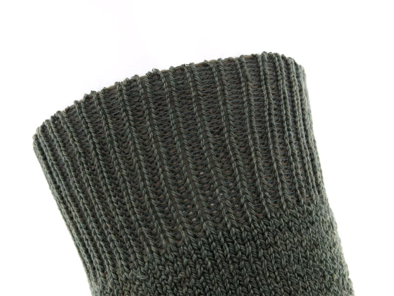 1 Paar Thermosocken Vollplüsch oliv