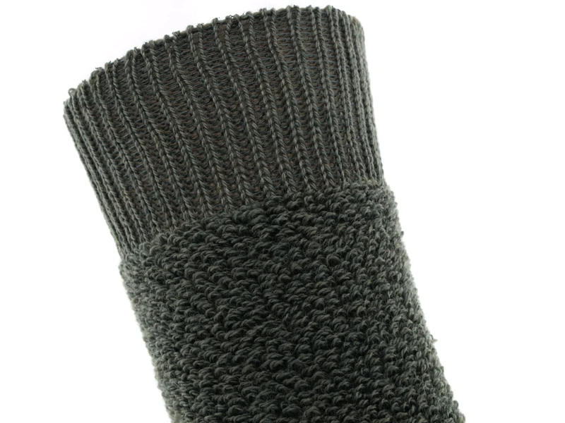 1 Paar Thermosocken Vollplüsch oliv