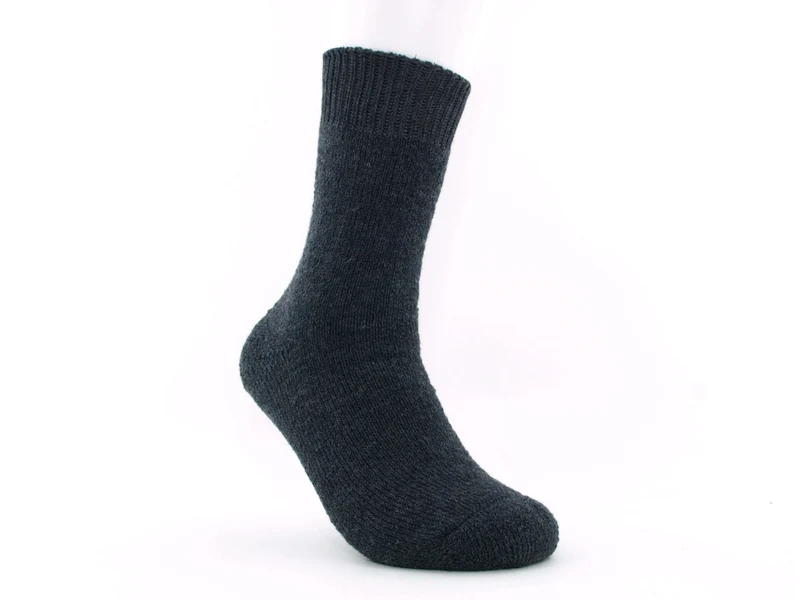 1 Paar Thermosocken Vollplüsch anthrazit