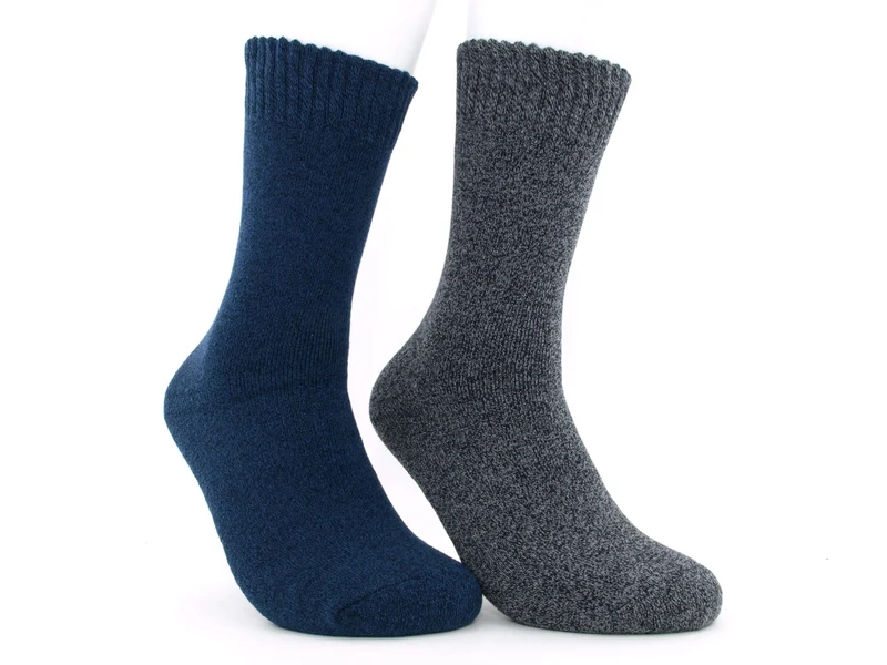 2 Paar Thermosocken Herren blau