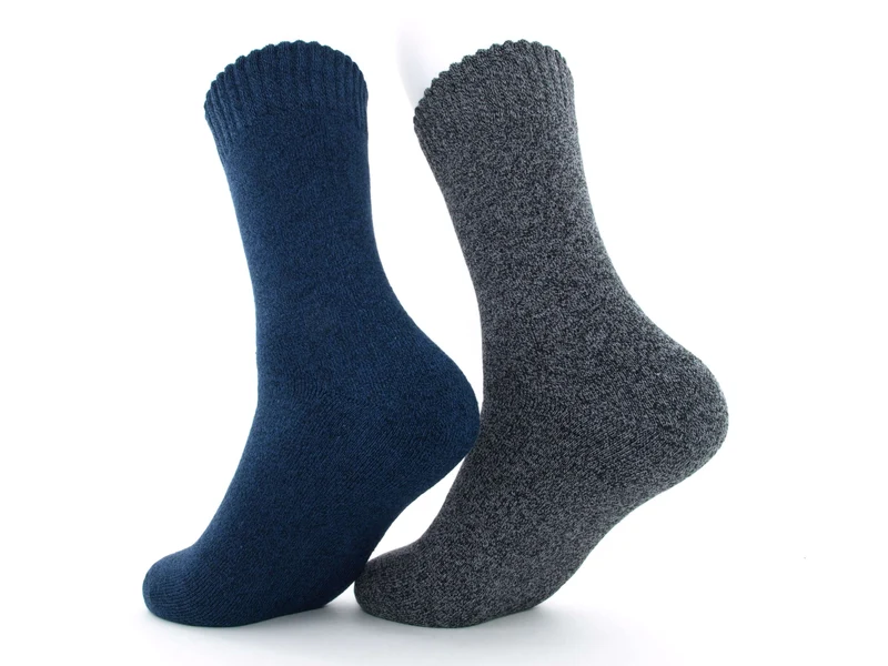 2 Paar Thermosocken Herren blau