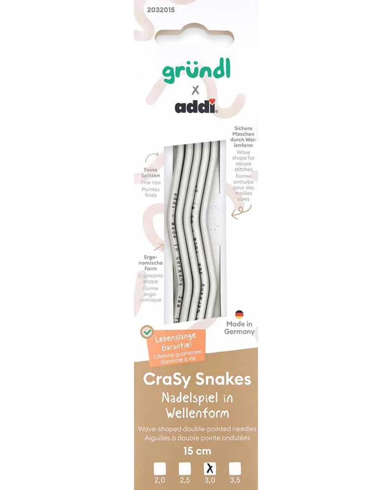 CraSy Snakes Nadelspiel in Wellenform