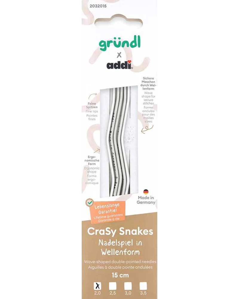 CraSy Snakes Nadelspiel in Wellenform