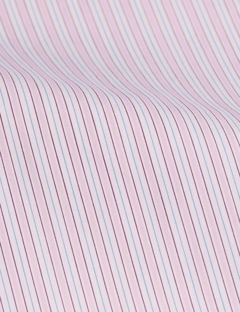 Chemise Greta rayée rose