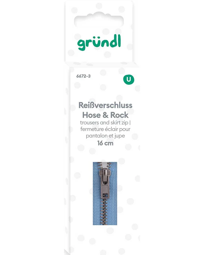 Reißverschluss Hose und Rock, 16cm