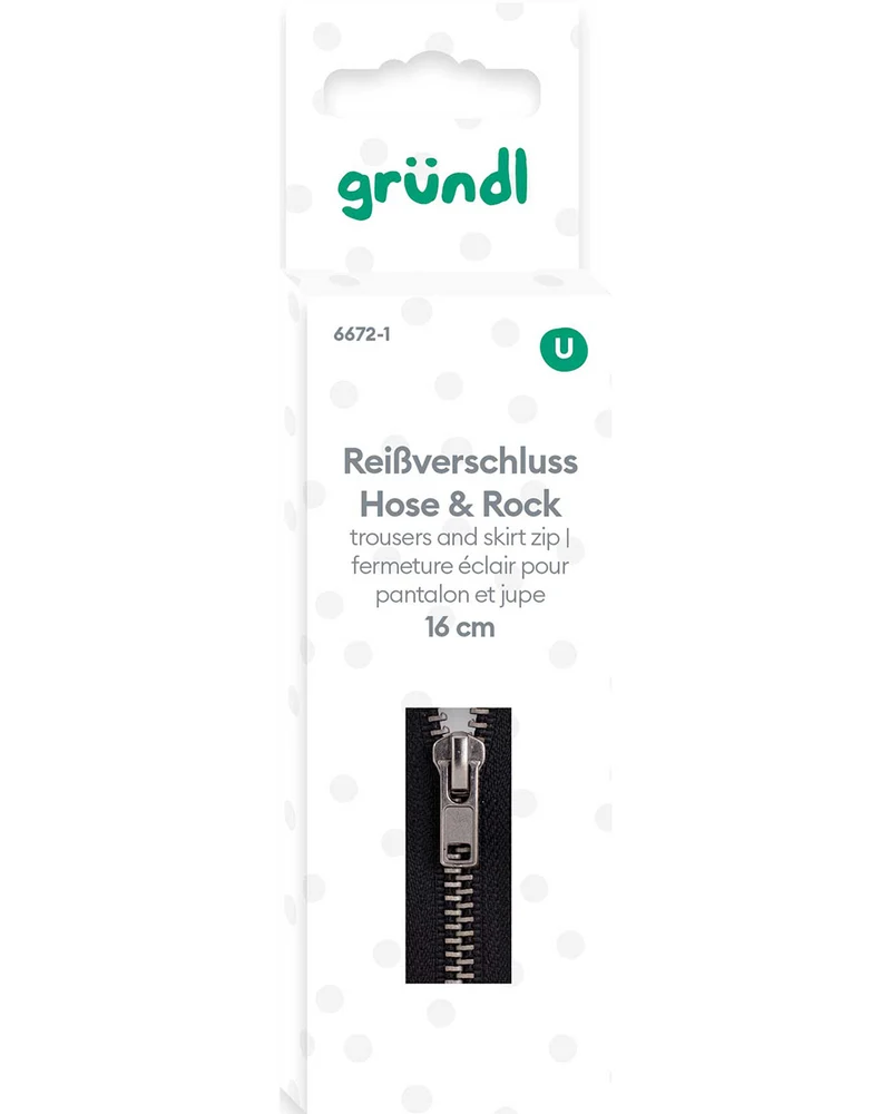 Reißverschluss Hose und Rock, 16cm