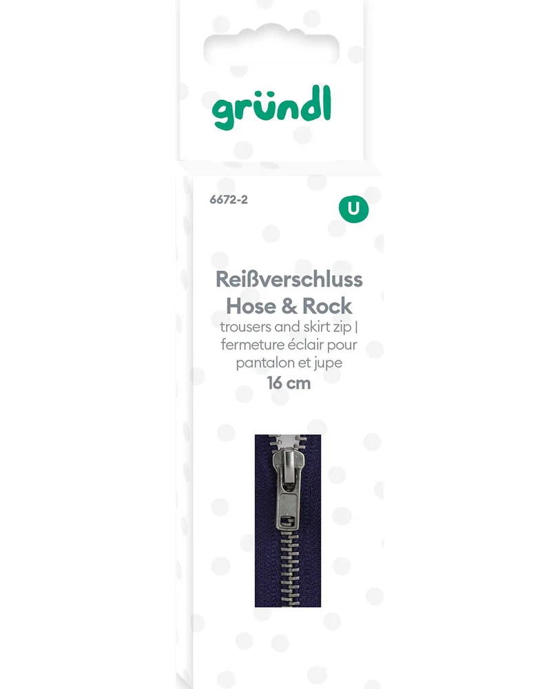 Reißverschluss Hose und Rock, 16cm