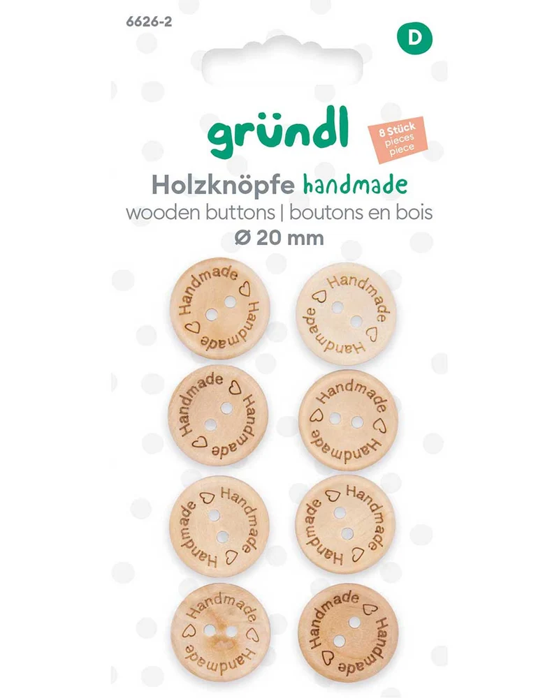 Holzknöpfe Handmade