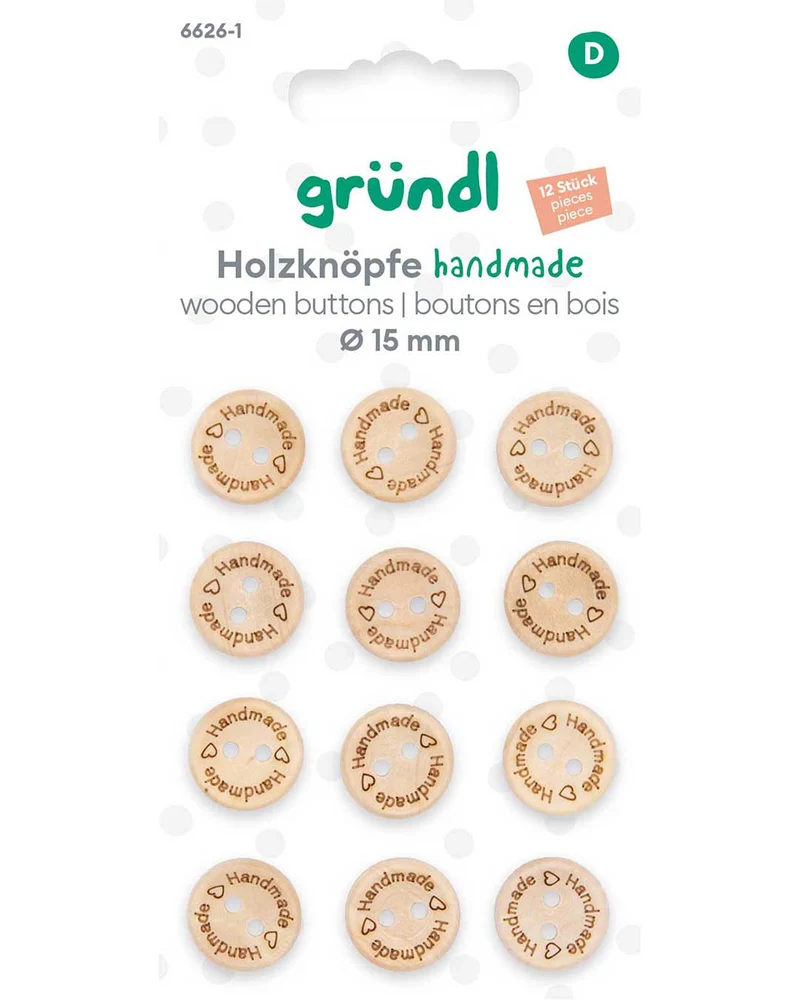 Holzknöpfe Handmade