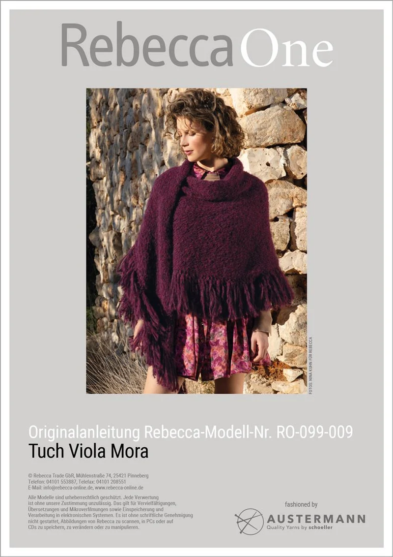 Anleitung: Tuch Viola Mora