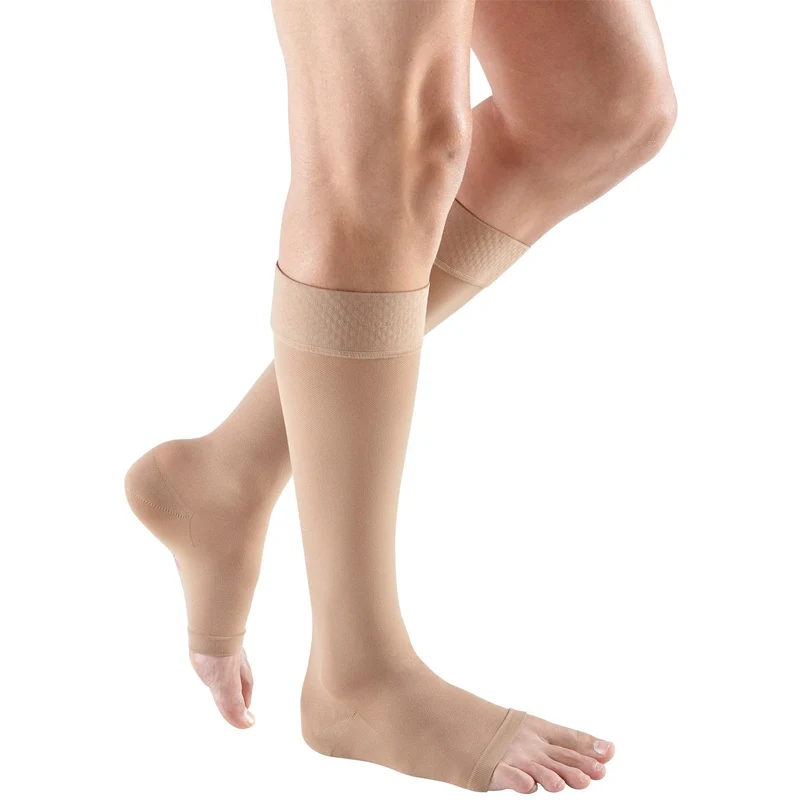 Mediven Plus Knee High 30-40 mmHg, Open Toe w/ Silicone Top Band