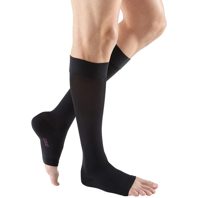 Mediven Plus Knee High 30-40 mmHg, Open Toe w/ Silicone Top Band