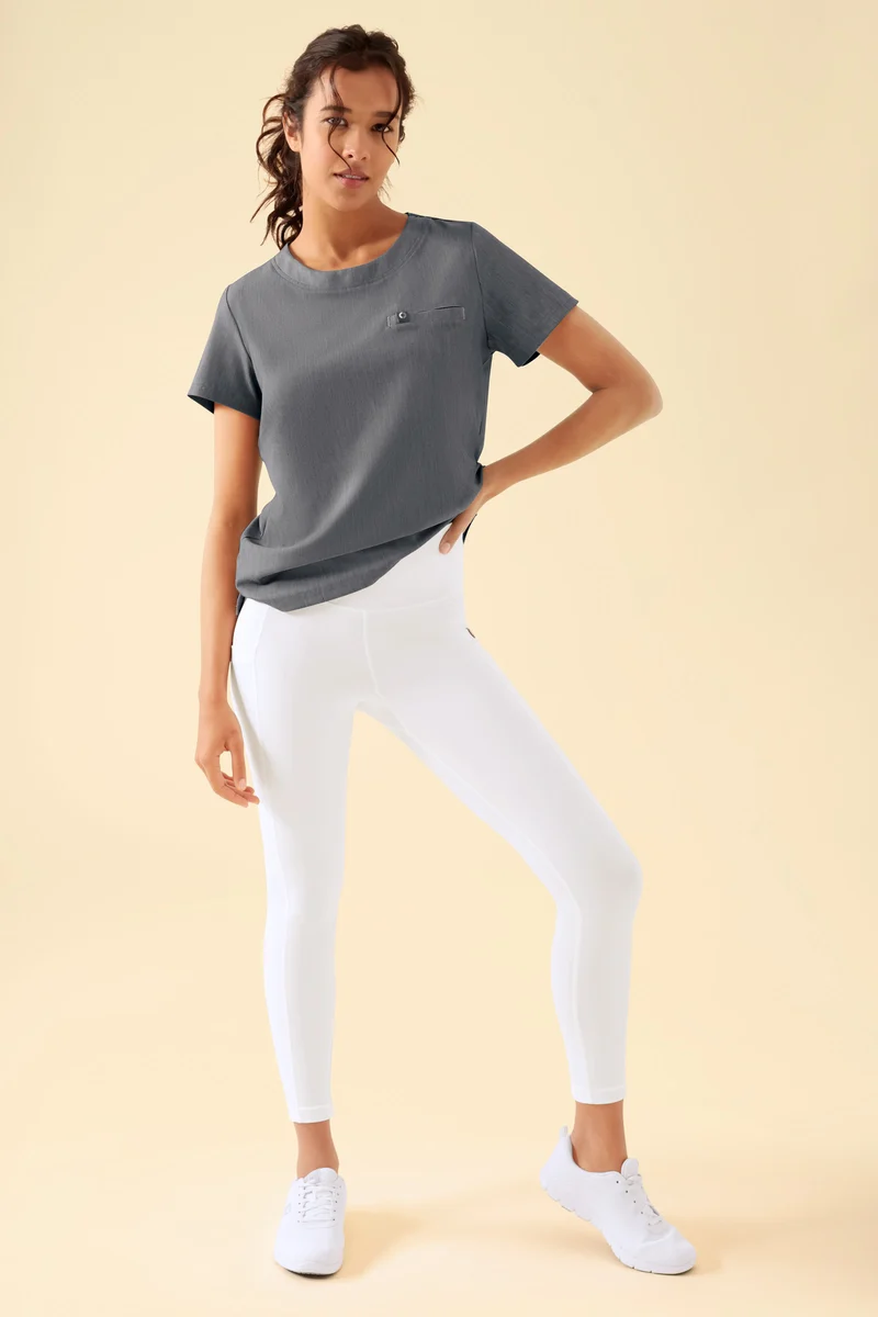 KAERE Leggings Damen - super elastisch weiß