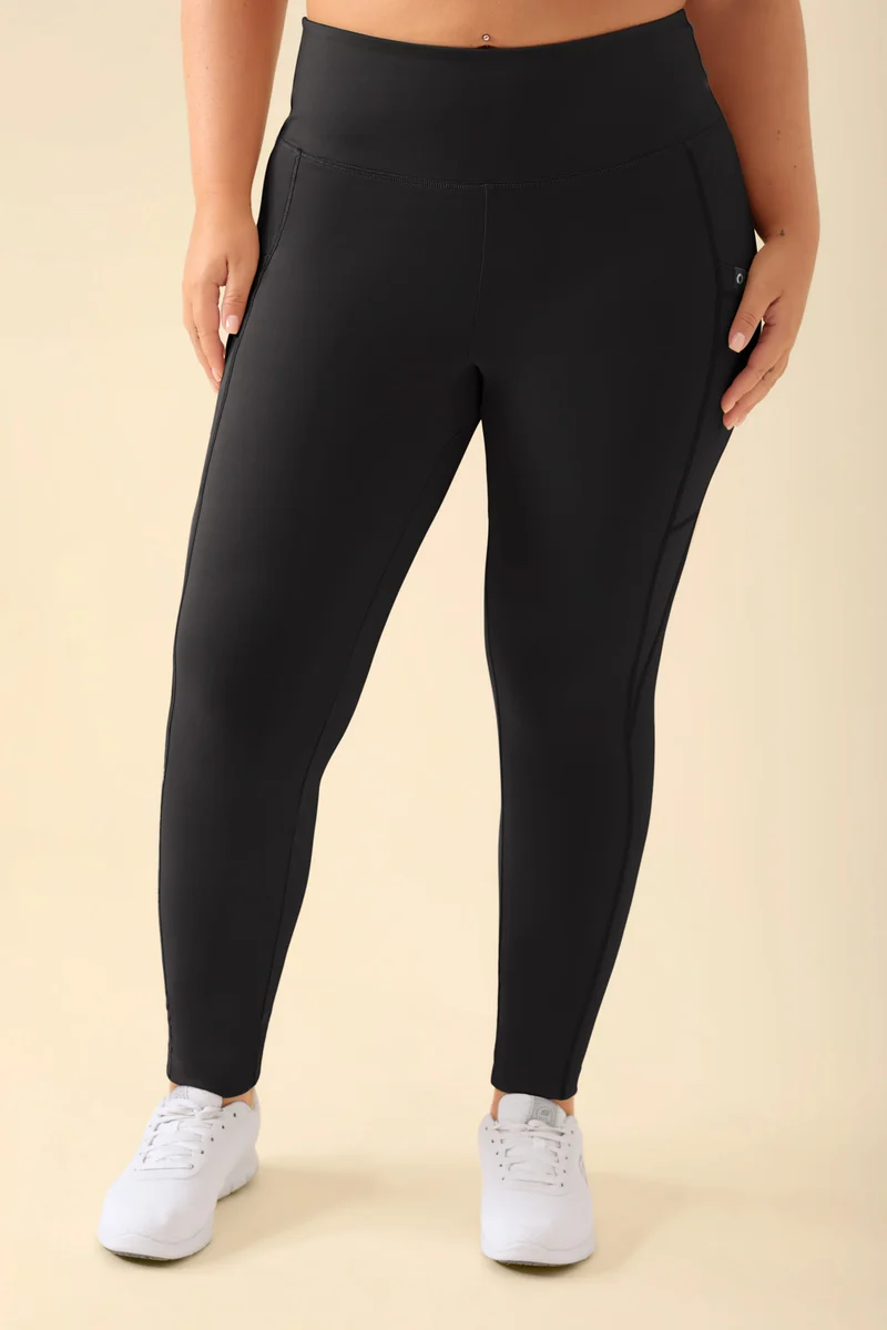 KAERE Leggings Damen - super elastisch schwarz