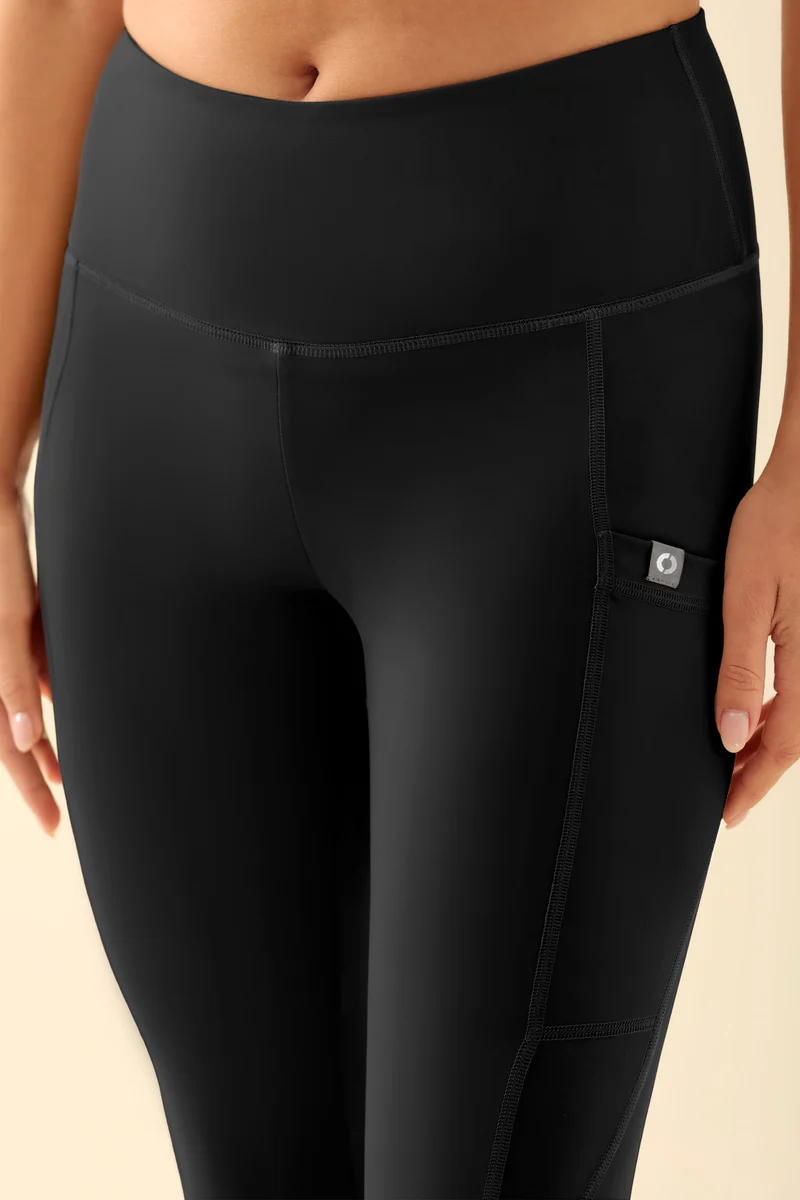 KAERE Leggings Damen - super elastisch schwarz