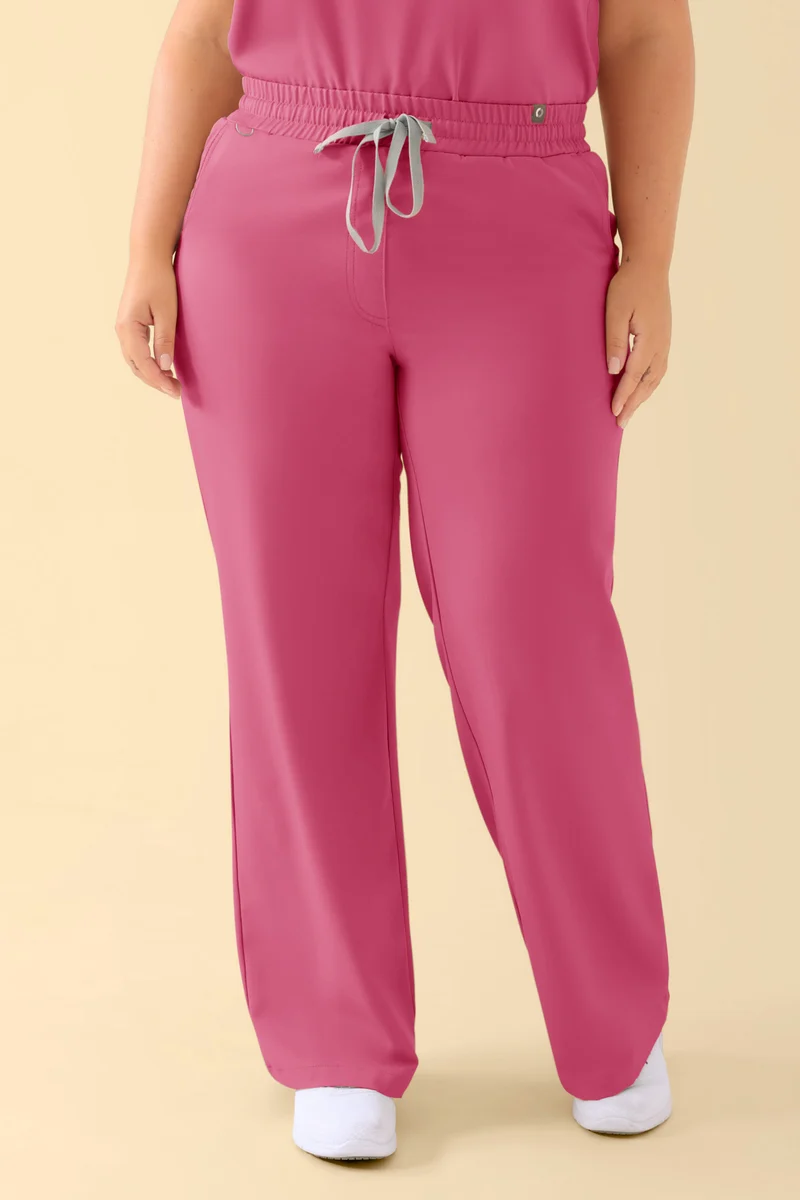 KAERE Hose Damen - weites Bein rosenholz