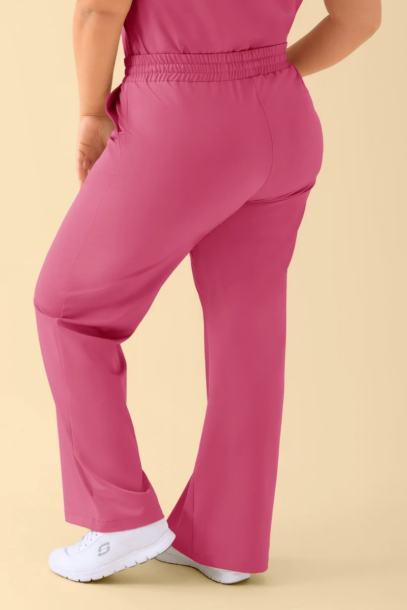 KAERE Hose Damen - weites Bein rosenholz