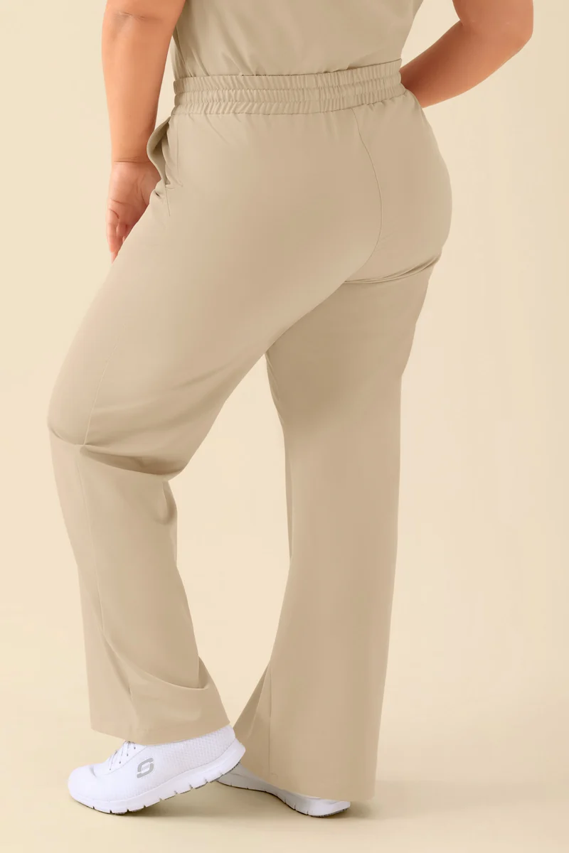 KAERE Hose Damen - weites Bein sand