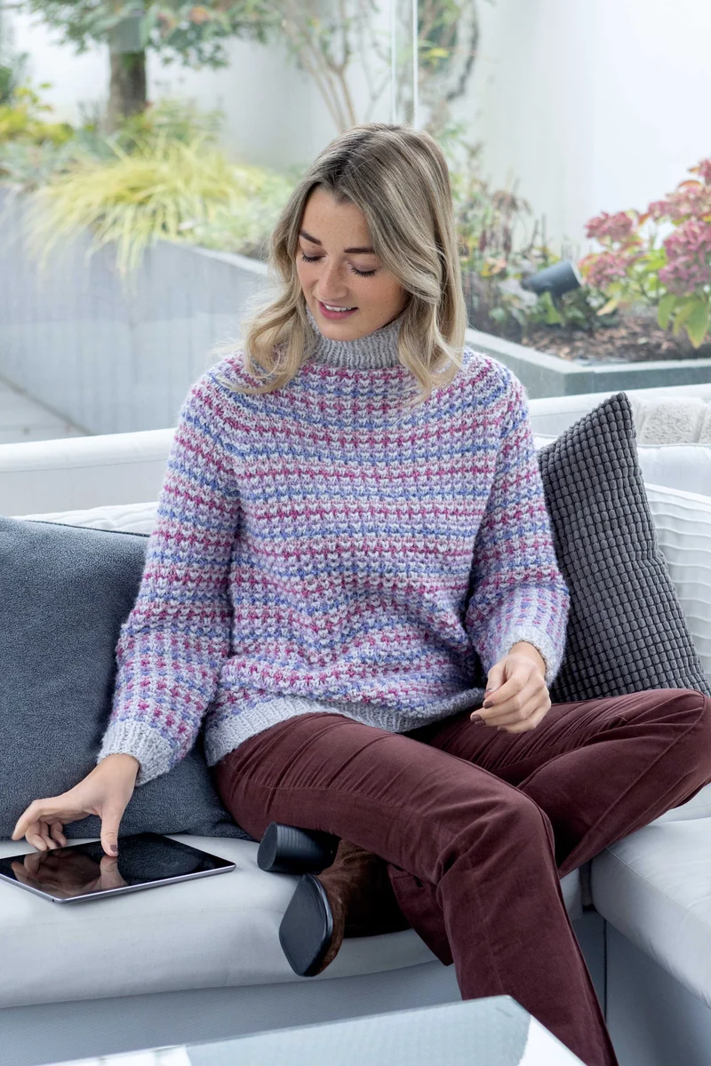Anleitung Berry Dots Raglan Sweater
