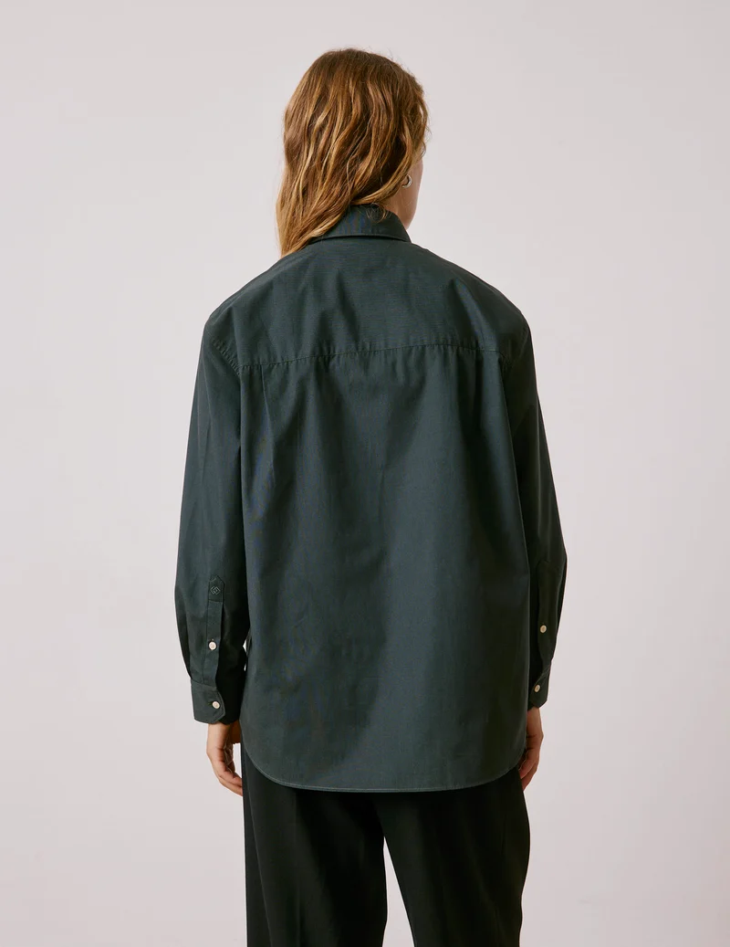 Chemise oversize Delina verte