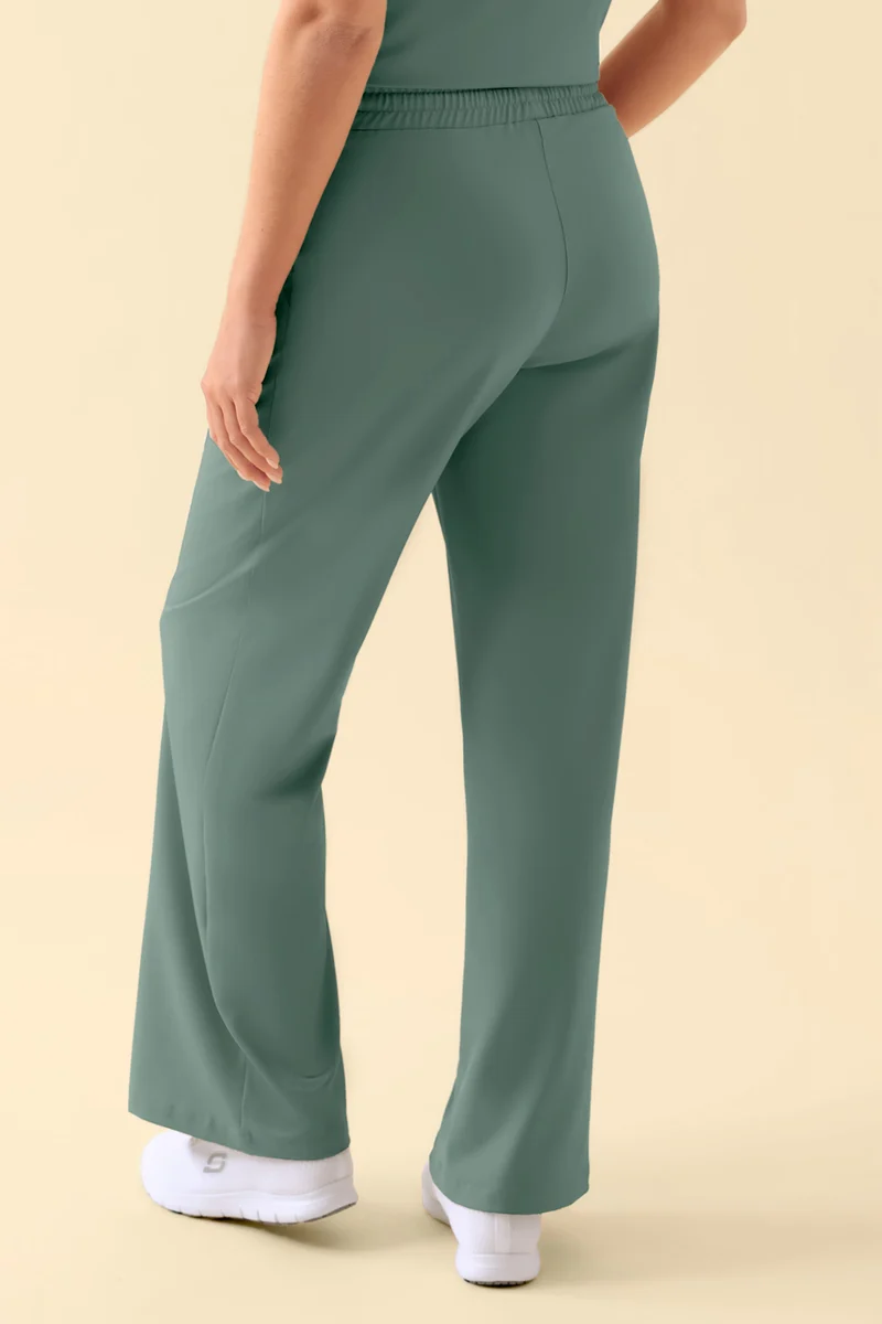 KAERE Hose Damen - weites Bein dunkelgrün
