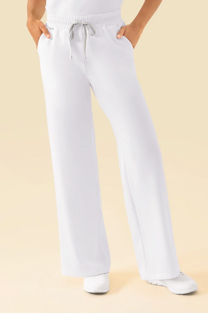 KAERE Hose Damen - weites Bein weiß