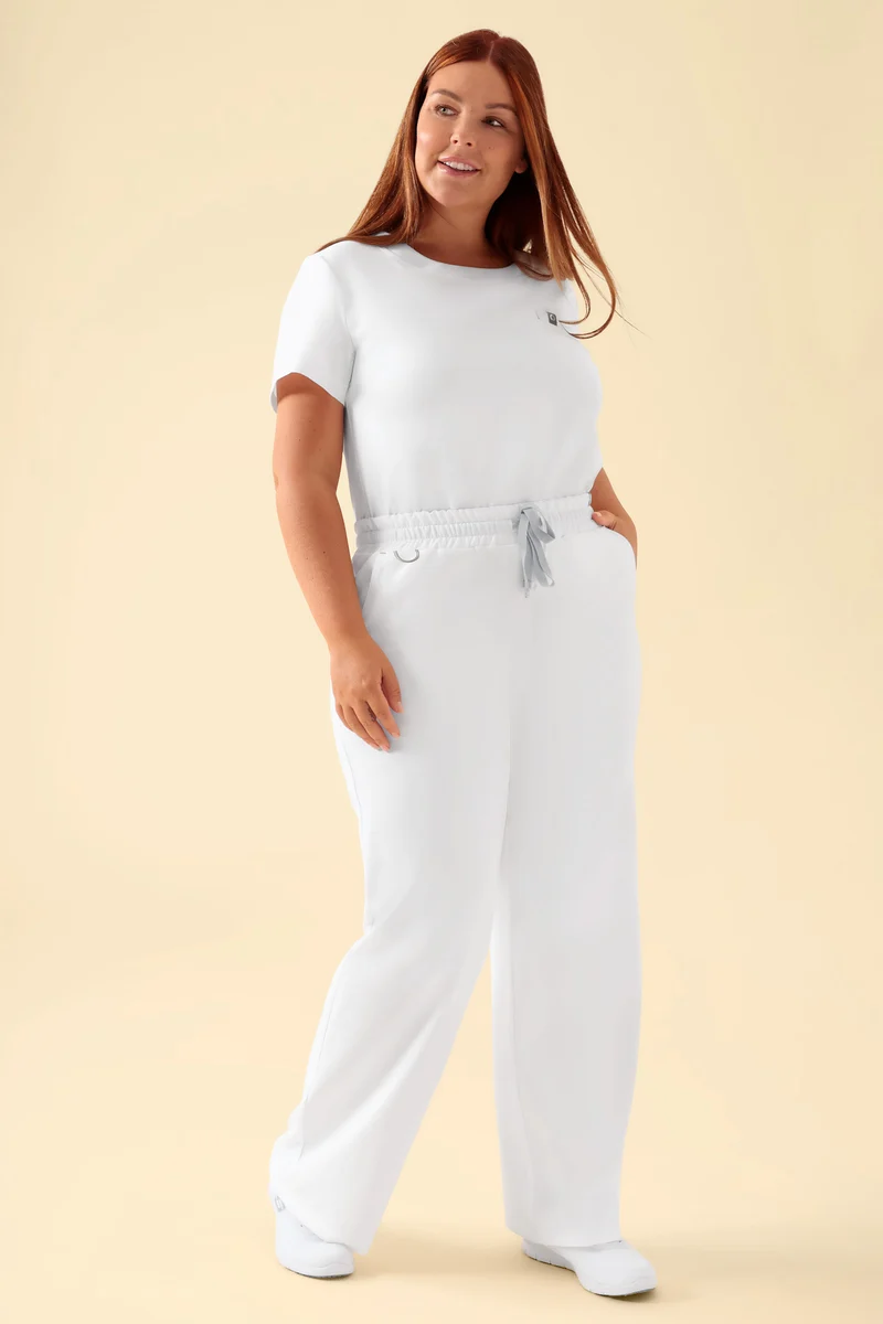 KAERE Hose Damen - weites Bein weiß