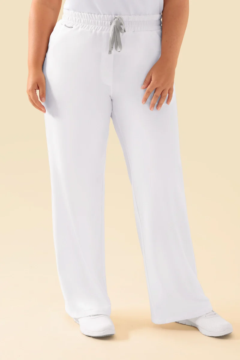 KAERE Hose Damen - weites Bein weiß
