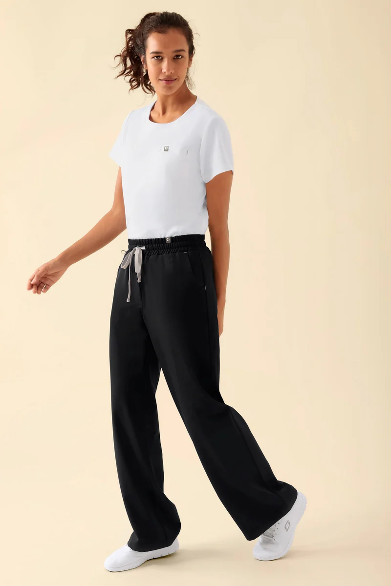 KAERE Hose Damen - weites Bein schwarz
