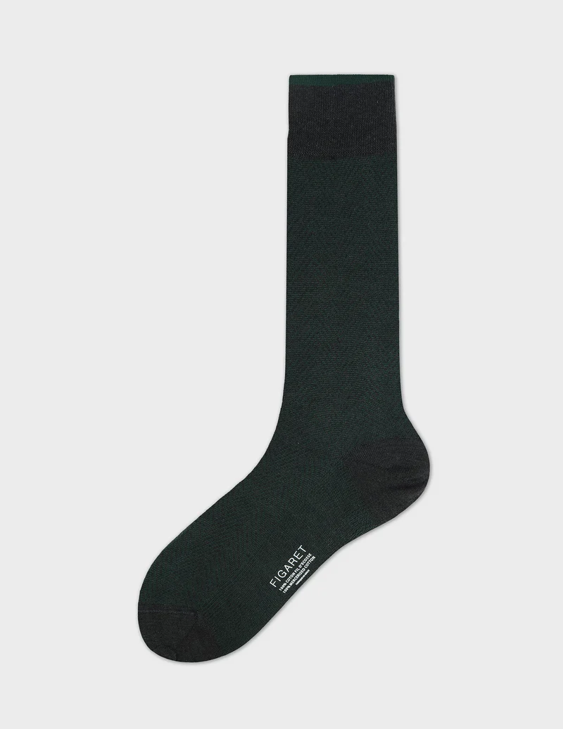 Semainier d'hiver de 5 chaussettes en chevron