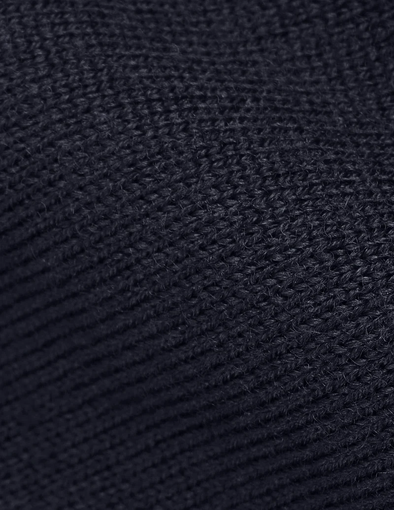 Pull Ilian en laine mérinos marine