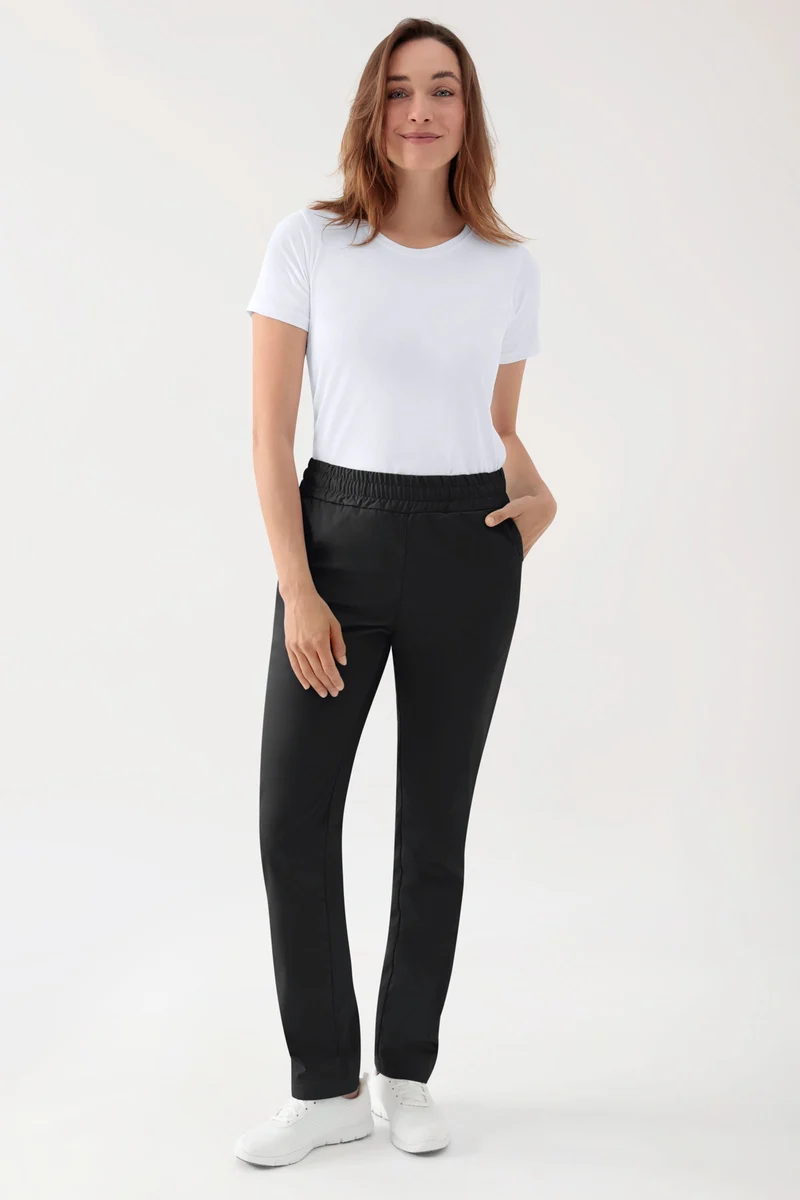 Stretch Hose Unisex - Rundumgummibund schwarz