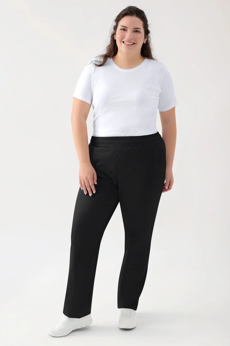Stretch Hose Unisex - Rundumgummibund schwarz