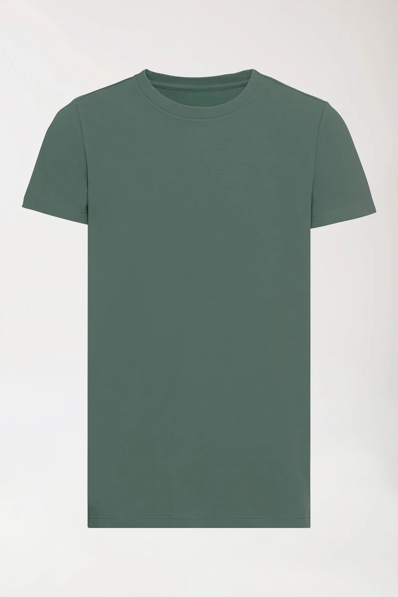 CORE Shirt Herren - Rundhalsausschnitt dunkelgrün
