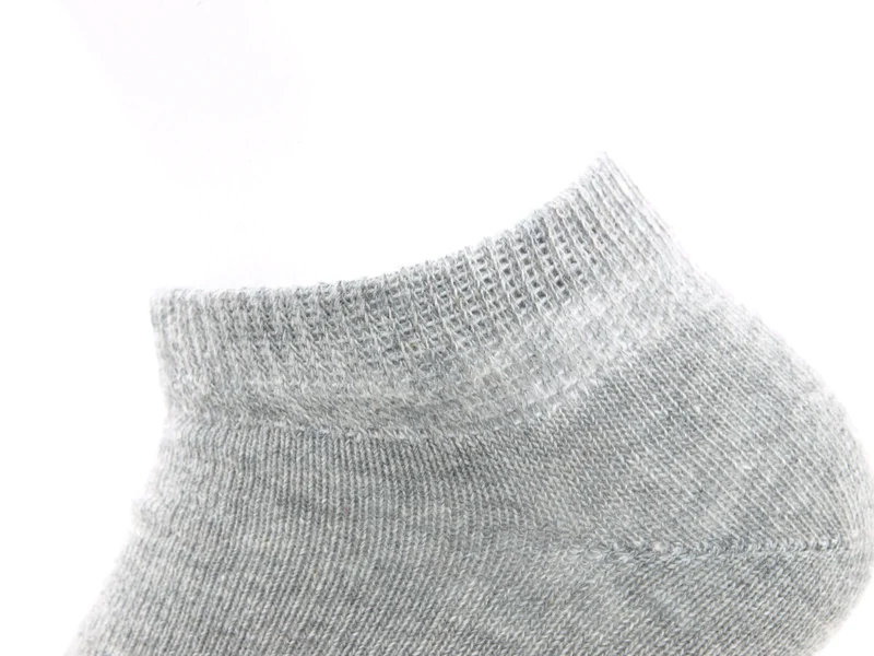 3 Paar Sneaker Socken für kleine Füße grau