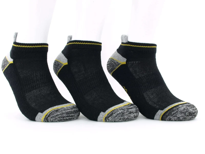 3 Paar Arbeitssocken Sneaker schwarz