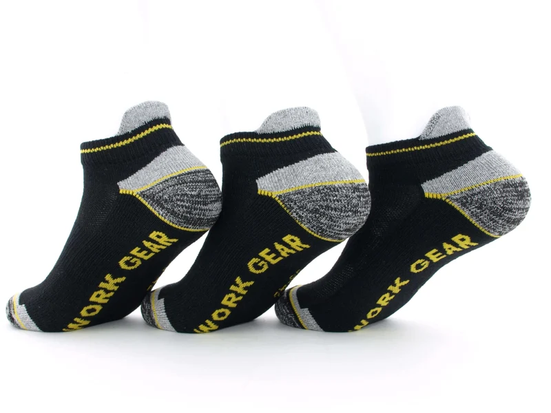 3 Paar Arbeitssocken Sneaker schwarz