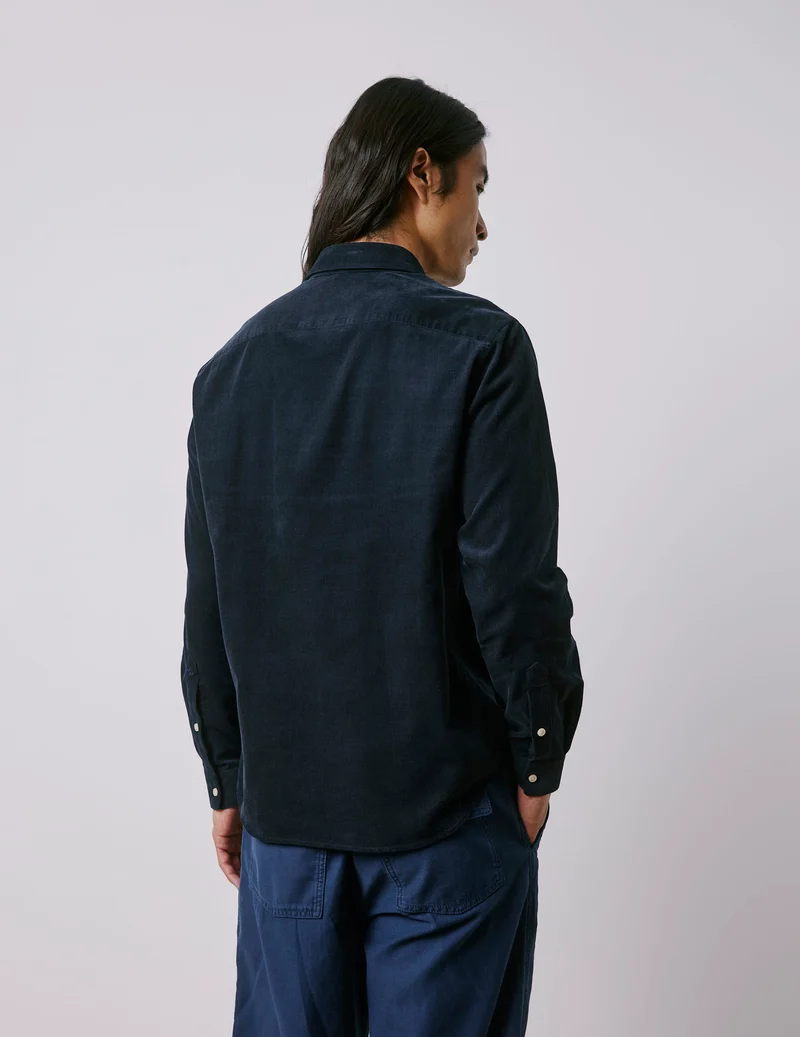 Chemise Gaspard bleu marine