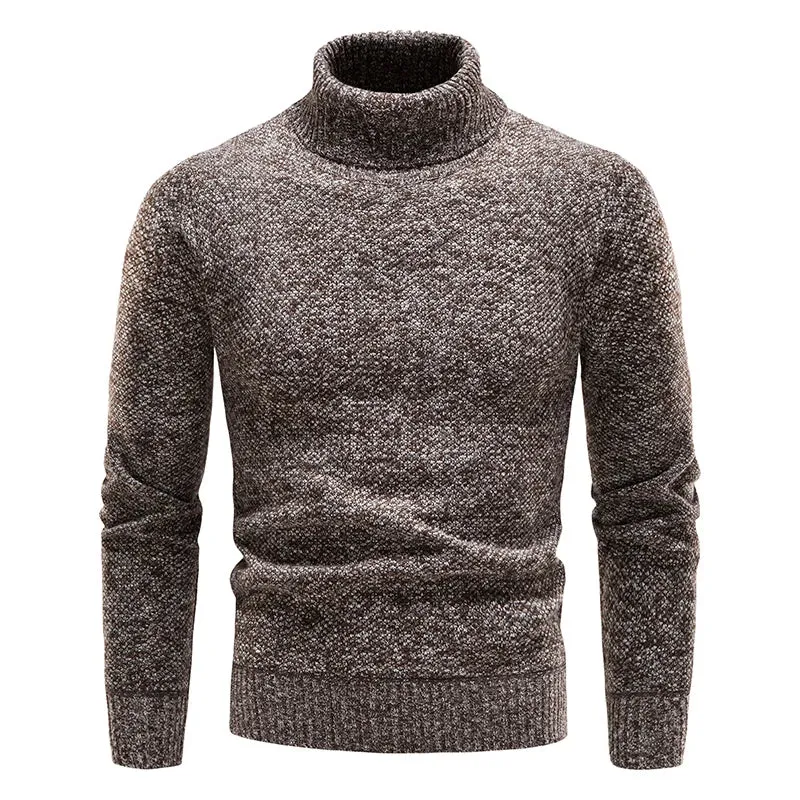 Herren Rollkragen Fleece Pullover Sweatshirt Pulli Sweater Shirt Langarmshirt
