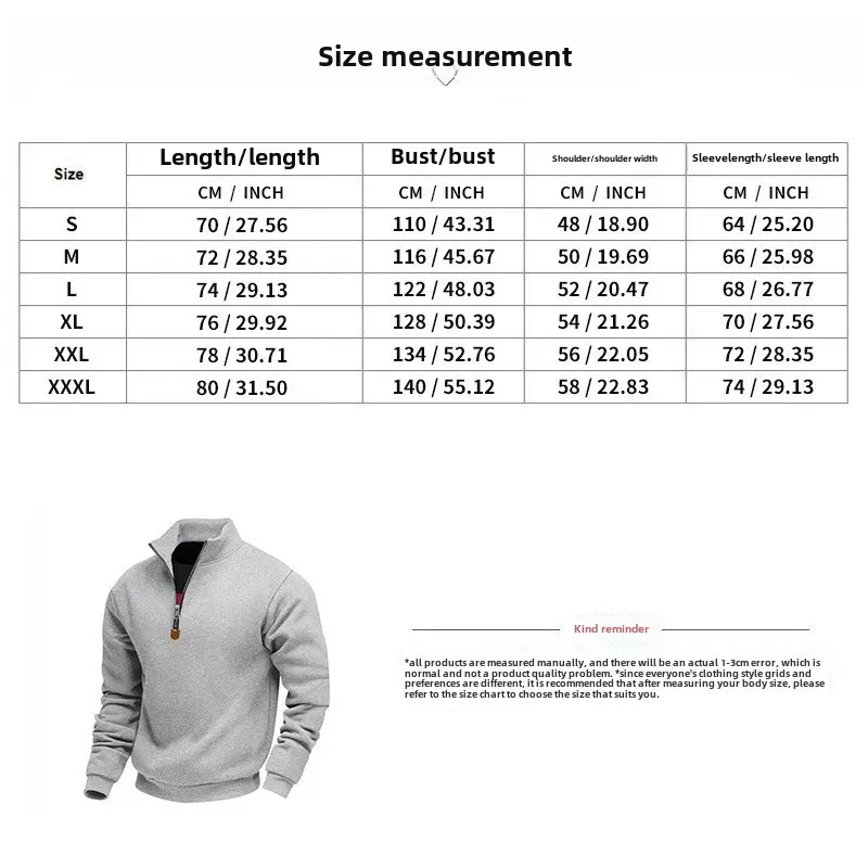 Herren Pullover Sweatshirt Troyer Pulli Sweater Stehkragen Zipper Langarmpulli