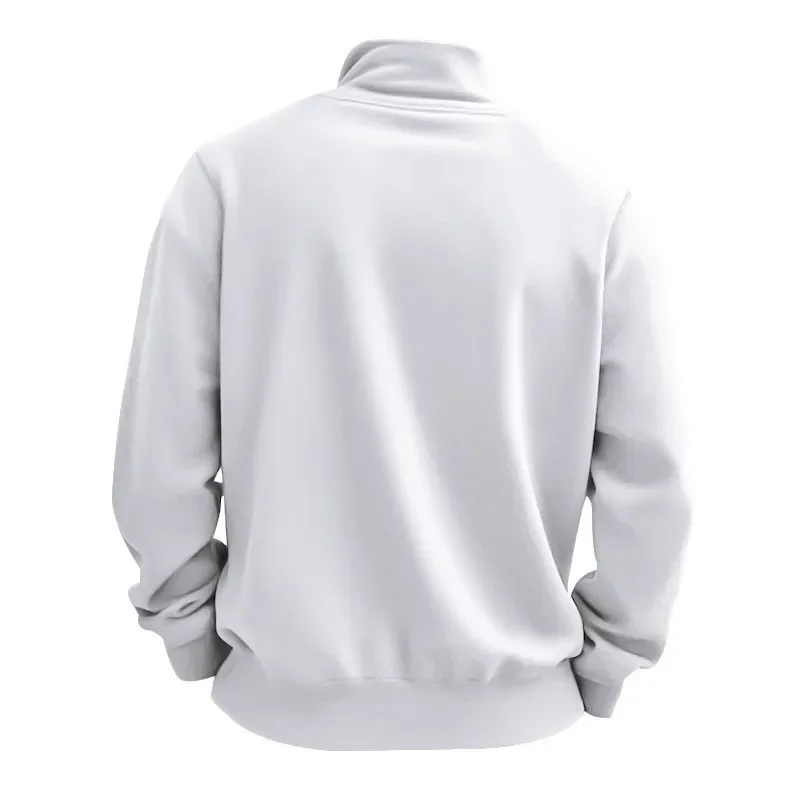 Herren Pullover Sweatshirt Troyer Pulli Sweater Stehkragen Zipper Langarmpulli