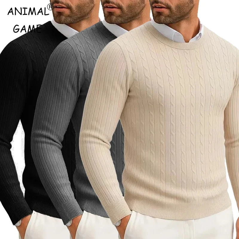 Herren Pullover Sweatshirt Leichter Pulli Sweater Shirt Langarmshirts
