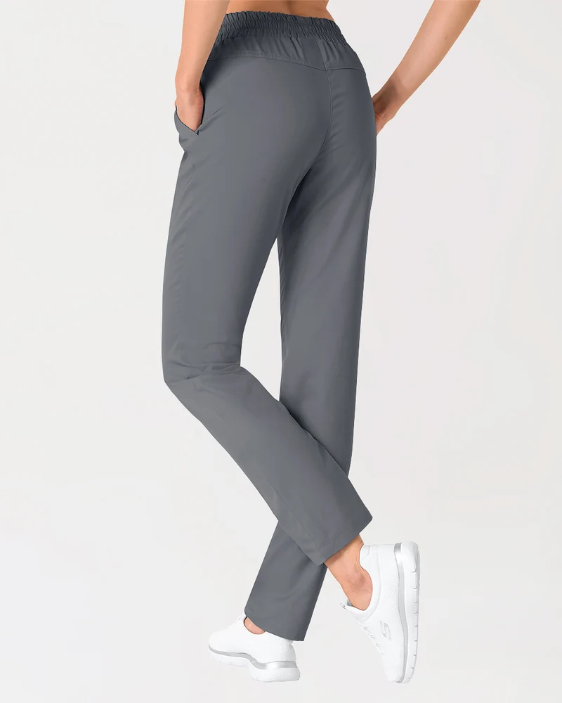 Hose Unisex - hoher Bund steingrau