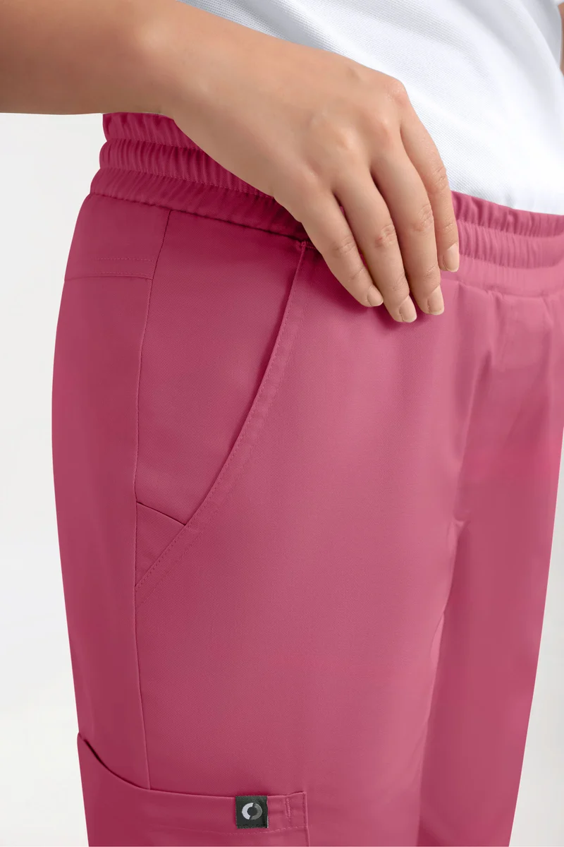 GREEN Stretch Hose Damen - Jogpants Style rosenholz